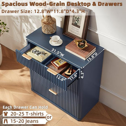 LEYAOYAO Fluted 5 Drawers Dresser - Image 5