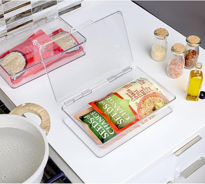 iDesign Kitchen Binz BPA-Free Plastic Stackable Organizer Box - Image 7