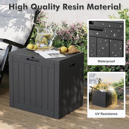 32 * 2 Gallon Outdoor storage deck Box Waterproof ，garden tool, backyard cushion - Image 2