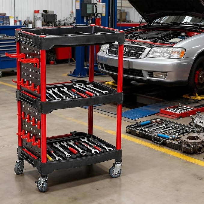 3-Tier Heavy-Duty Detailing Cart - Image 6