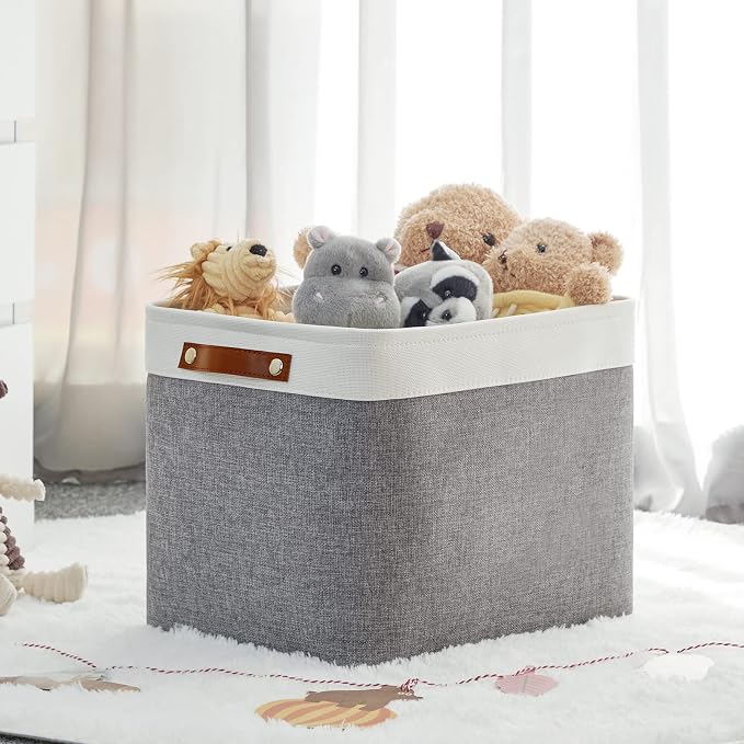 HNZIGE Large Fabric Storage Baskets Bins - Image 7