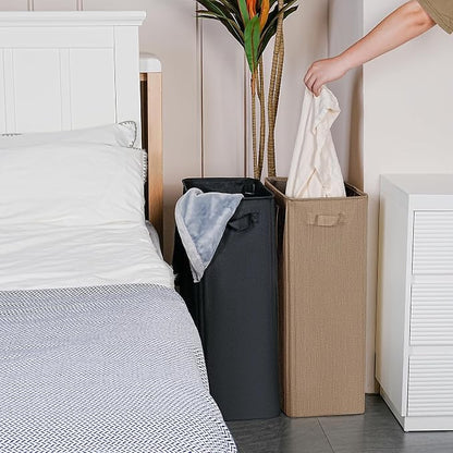 efluky Slim Laundry Basket, Narrow Laundry Hamper - Image 4