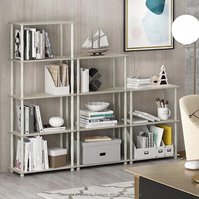 Furinno Turn-N-Tube 5-Tier Multipurpose Shelf / Display Rack / Storage Shelf / - Image 2