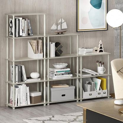 Furinno Turn-N-Tube 3-Tier Compact Multipurpose Shelf Display Rack - Image 2