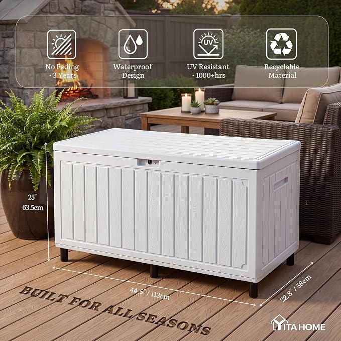 YITAHOME 90 Gallon Outdoor Storage Box - Image 6