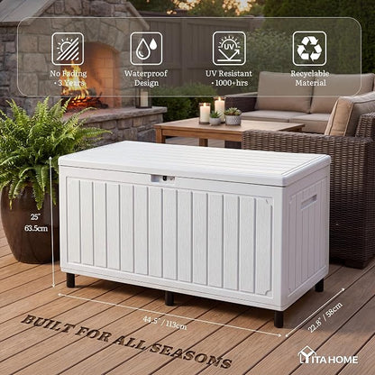 YITAHOME 90 Gallon Outdoor Storage Box - Image 6