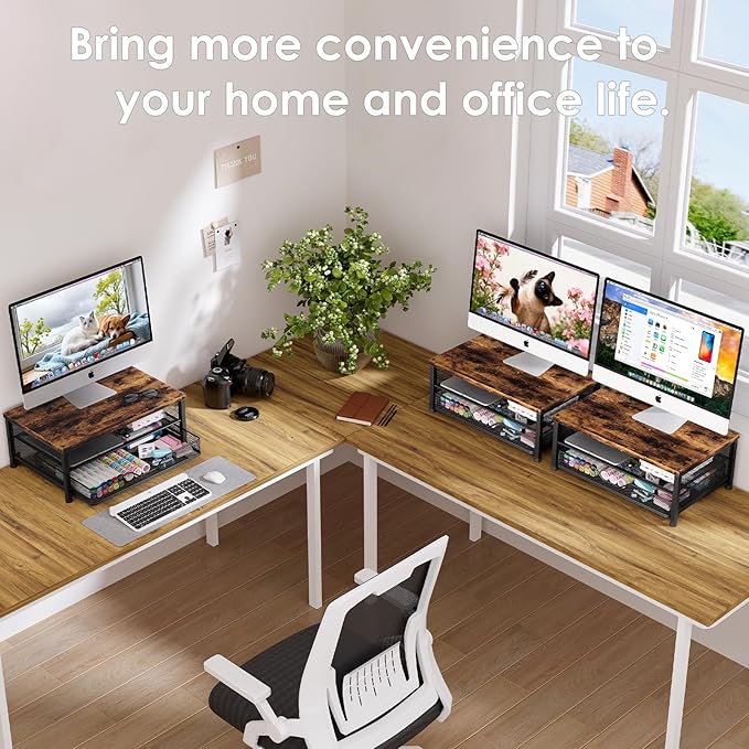 OPNICE Computer Monitor Stand Riser, Desk Organizers and Accessories - Image 6
