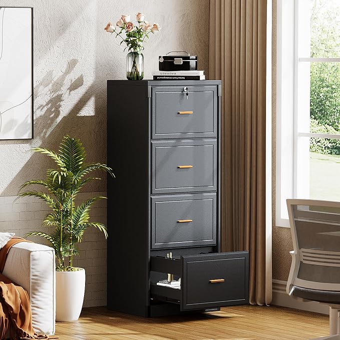 Tribesigns 4-Drawer File Cabinet - Image 9