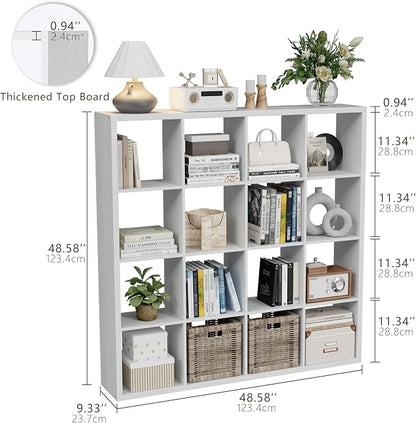 VDNEND Cube Storage Organizer Bookcase, Decorative 11 inch Open Back Cubical - Image 2