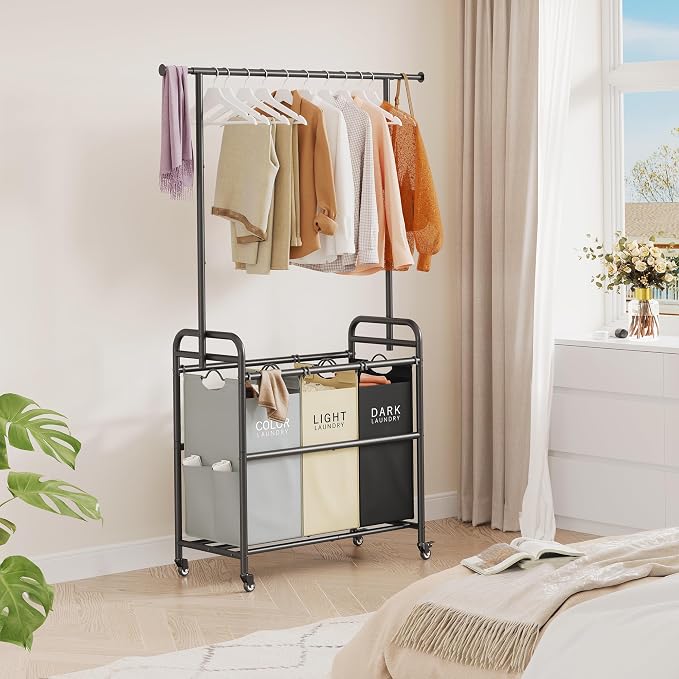 Tajsoon Laundry Sorter Cart - Image 8