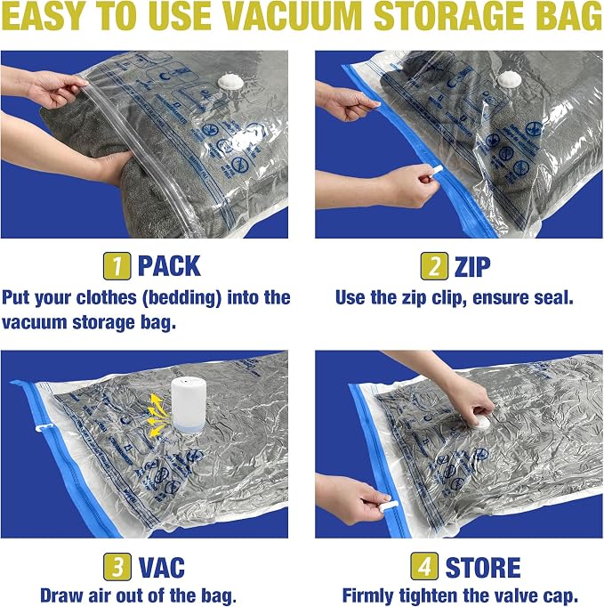 HIBAG Travel Vacuum Bags with Electric Pump - Image 5