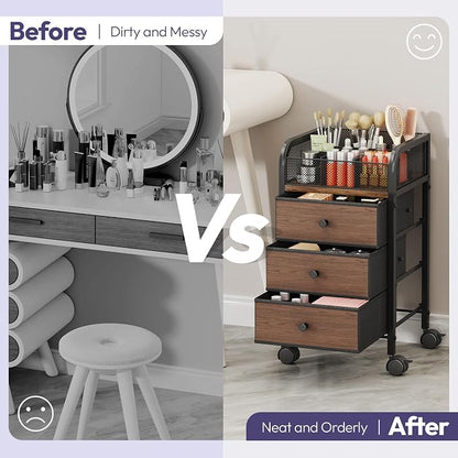 SWTYMIKI Rolling Makeup Organizer Cart - Image 9