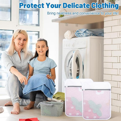 3-Pack Durable Honeycomb Mesh Laundry Bags - Image 9