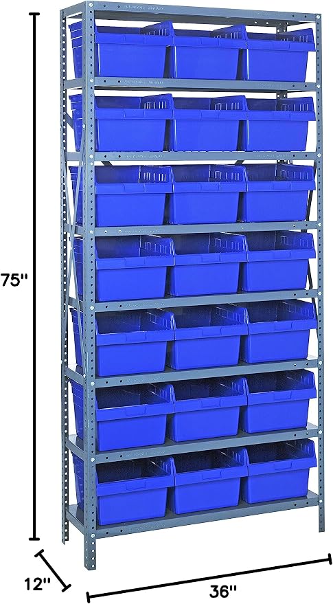 Quantum 1275-SB809BL Heavy Duty Shelving Unit - Image 2