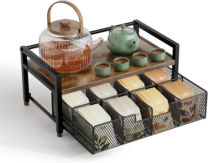 Tea Bag Organizer, Tea Bag Holder by Segtenant