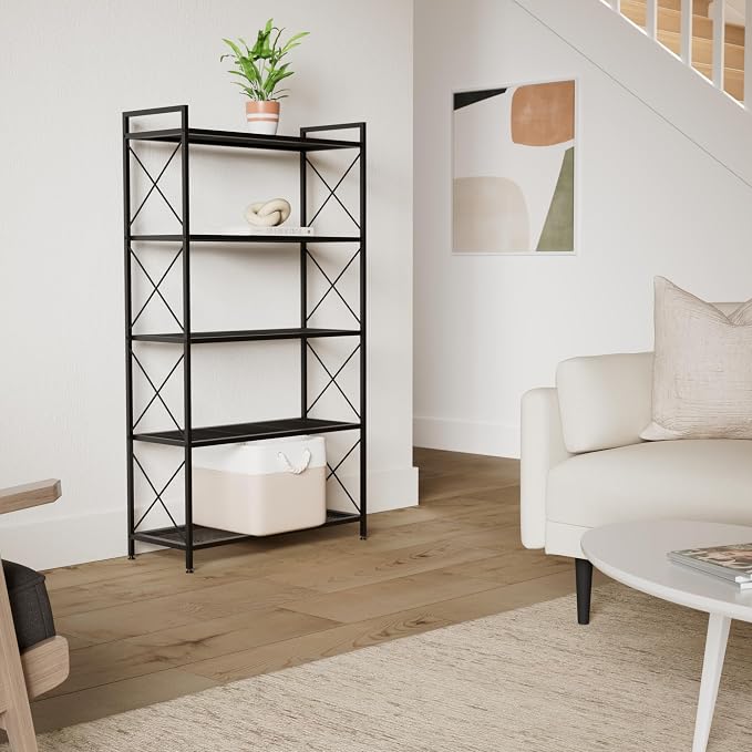 SONGMICS 5-Tier Metal Storage Rack, Shelving Unit - Image 2