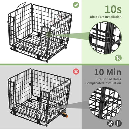 Wire Storage Basket For Kitchen Pantry and Counter - Image 4