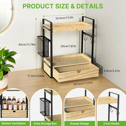 2-Tier Bathroom Counter Organizer - Image 3