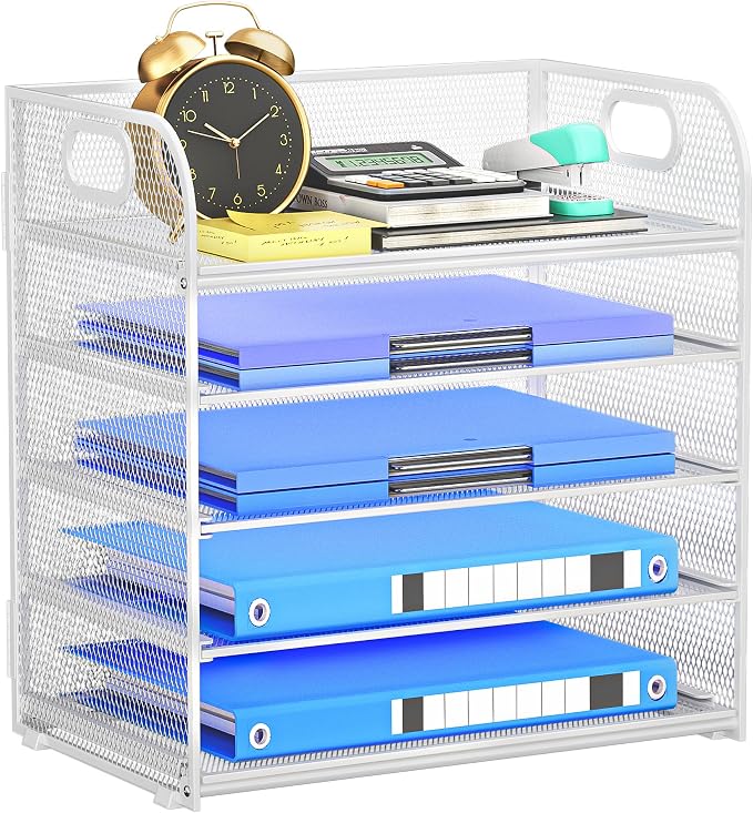 5-Tier Stackable Paper Organizer by Kinkota