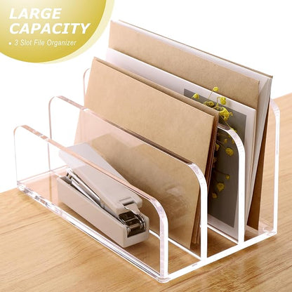 SANRUI Acrylic Mail File Organizer Sorters - Image 3