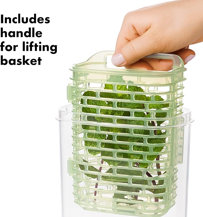 OXO Good Grips GreenSaver Herb Keeper- 1.8 QT - Image 6