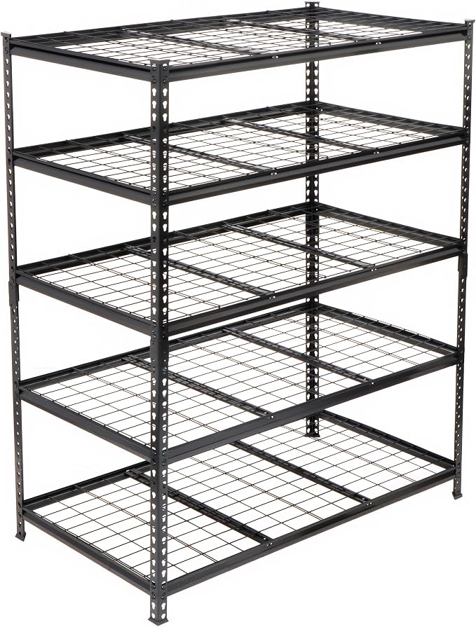 GDFStudio 5-Tier Storage Shelves, Adjustable Garage Storage Racks, Heavy-Duty - Image 4