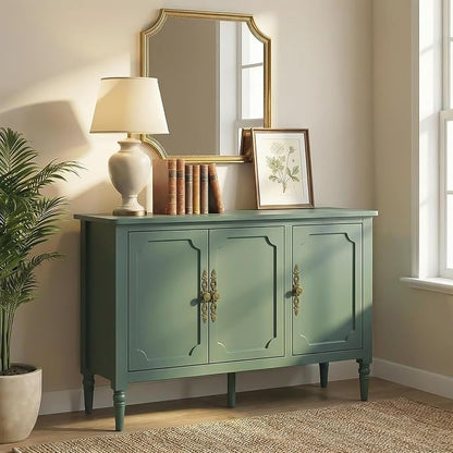 RoyalCraft Buffet Cabinet with 3 Doors, Mid-Century Modern Sideboard with - Image 8