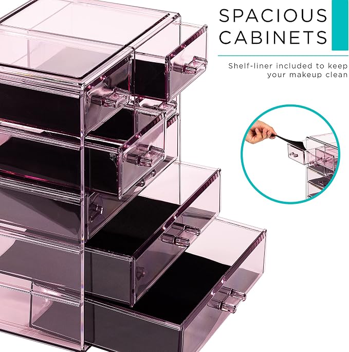 Sorbus Acrylic Makeup Organizer - Image 5
