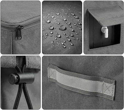 Deosk 16"X18"X36" Water Softener Covers Fit Square Water Softeners Salt Tank - Image 3