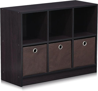 Furinno BASIC Book Shelf, 6-Cube Bookshelf - Image 5