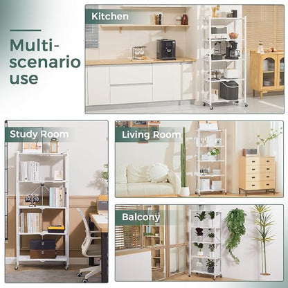 DEANIC 5 Tier Foldable Storage Shelves - Image 4