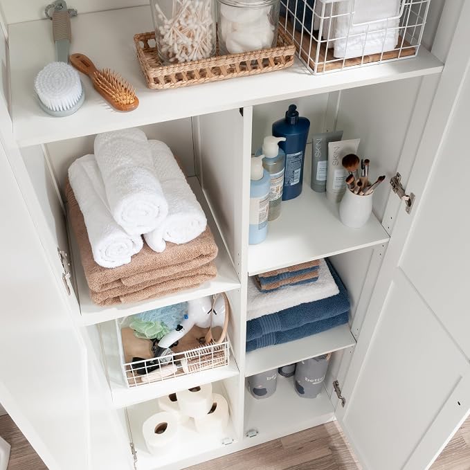Sauder HomePlus Farmhouse Multipurpose Storage Cabinet Tall Pantry - Image 6