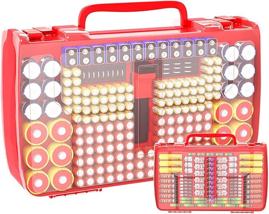 Battery Organizer Storage Holder Box Case by APTBYTE