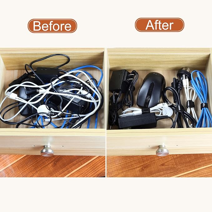 120PCS 6 Inch Reusable Cable Ties Wire Ties Cord Organizer Cable Organizer - Image 3