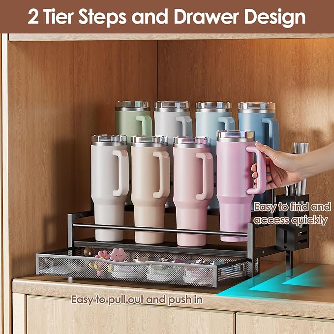 Water Bottle Organizer for Full Stanley 40 oz Tumbler - Image 4