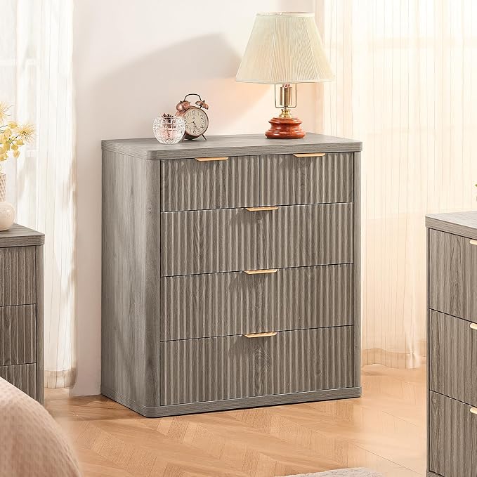 LEYAOYAO Fluted 5 Drawers Dresser - Image 5
