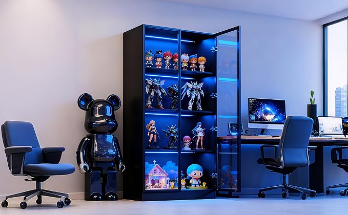 63'' Tall Glass Display Cabinet - Image 6