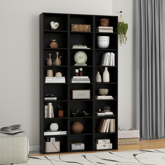 Panana 8 Tier Storage Shelf Bookcase, Slim Organizer Shelves Cabinet Tall - Image 2