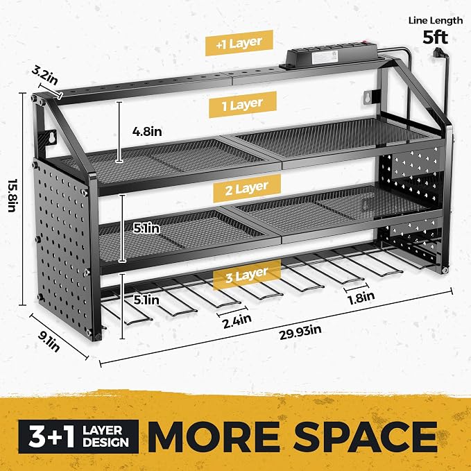 LBT Large Power Tool Organizer Wall Mount - Image 2