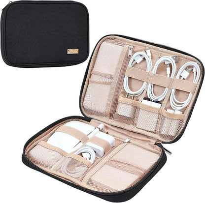 NISHEL Travel Cord Organizer Case, Tech Electronic Bag, Essentials by NISHEL