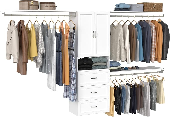 ClosetMaid SuiteSymphony Hanging Closet Kit Includes Tower, Closet Rods - Image 2