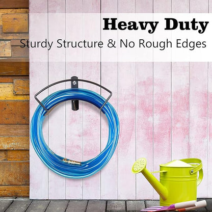 Eastrans Wall Mount Garden Hose Holder, Heavy Duty Water Hose Holder Easily - Image 4