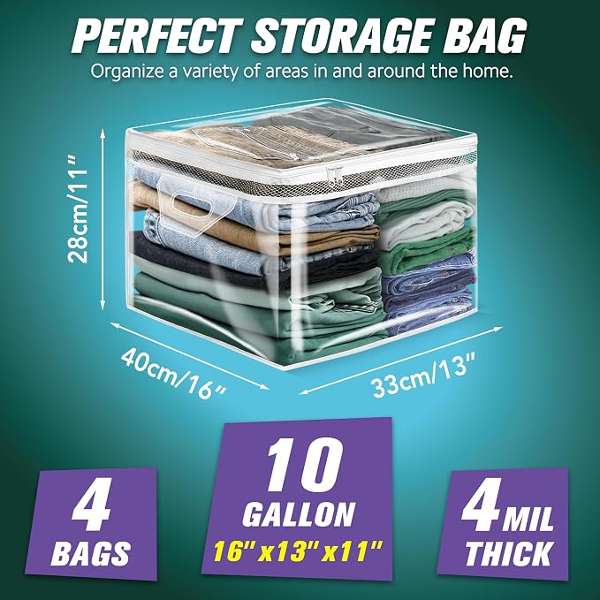 HIBAG 10 Gallon Large Storage Bag - Image 2