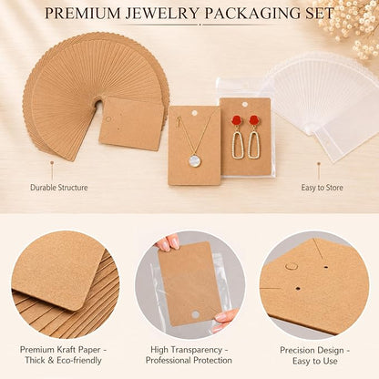 ovsor Works Great 500 Pcs Earring Display Cards - Image 6
