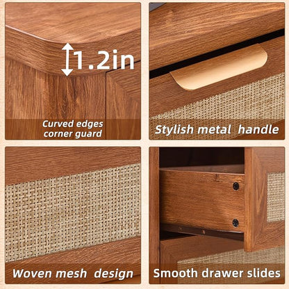 LEYAOYAO Rattan Night Stand - Image 6