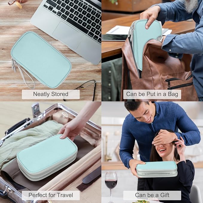 FYY Electronic Organizer, Travel Cable Organizer Bag Pouch Electronic - Image 7
