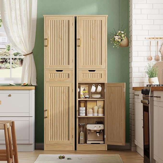 Iwell Tall Narrow Storage Cabinet - Image 7
