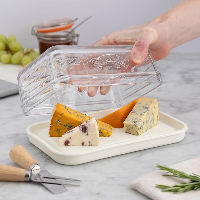 Kilner Cheese Store Airtight Cheese Storage, Removable Silicone Seal - Image 5