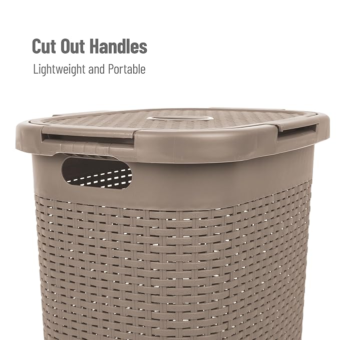 Mind Reader Slim Laundry Hamper - Image 4