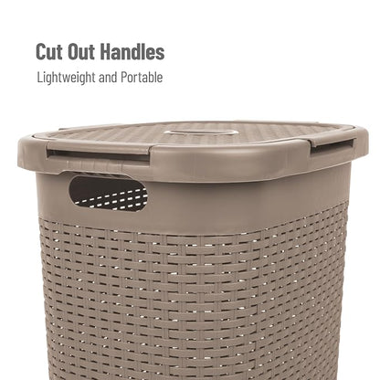 Mind Reader Slim Laundry Hamper - Image 4